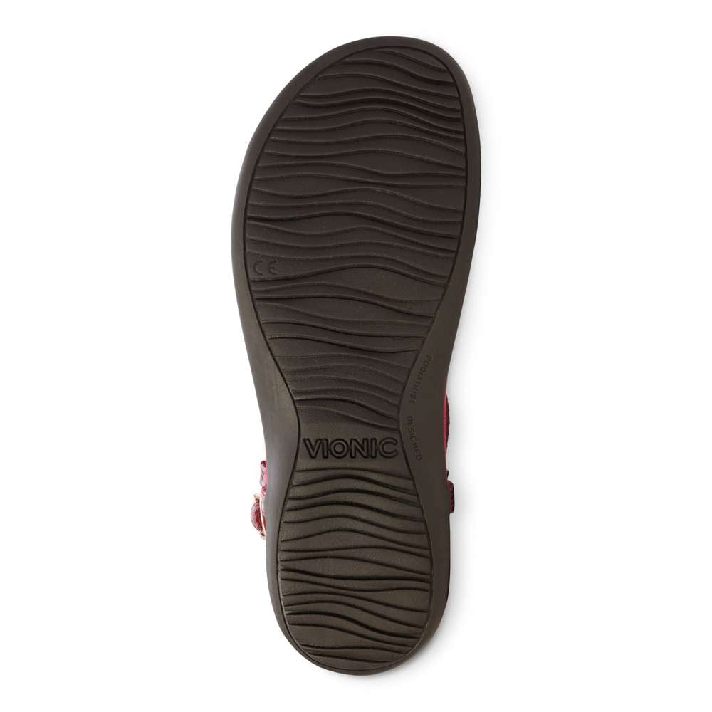 Lizbeth Sandal - Raspberry Snake