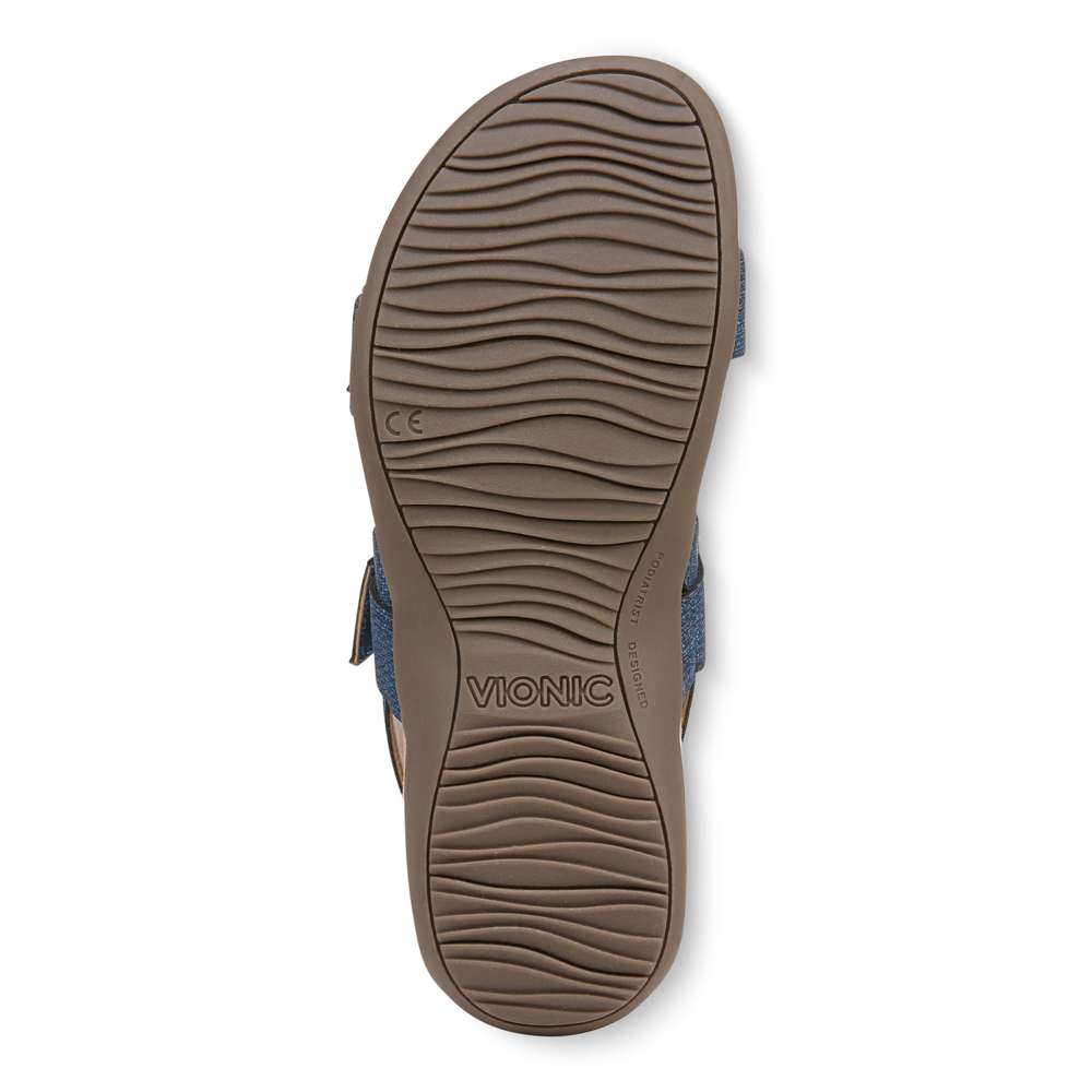 Reese Backstrap Sandal - Denim