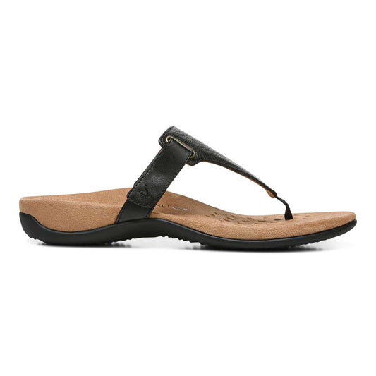 Wanda T-Strap Sandal - Black