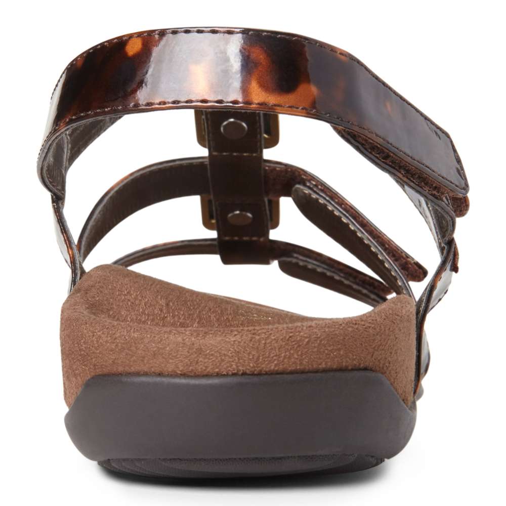 Amber Adjustable Sandal - Tortoise