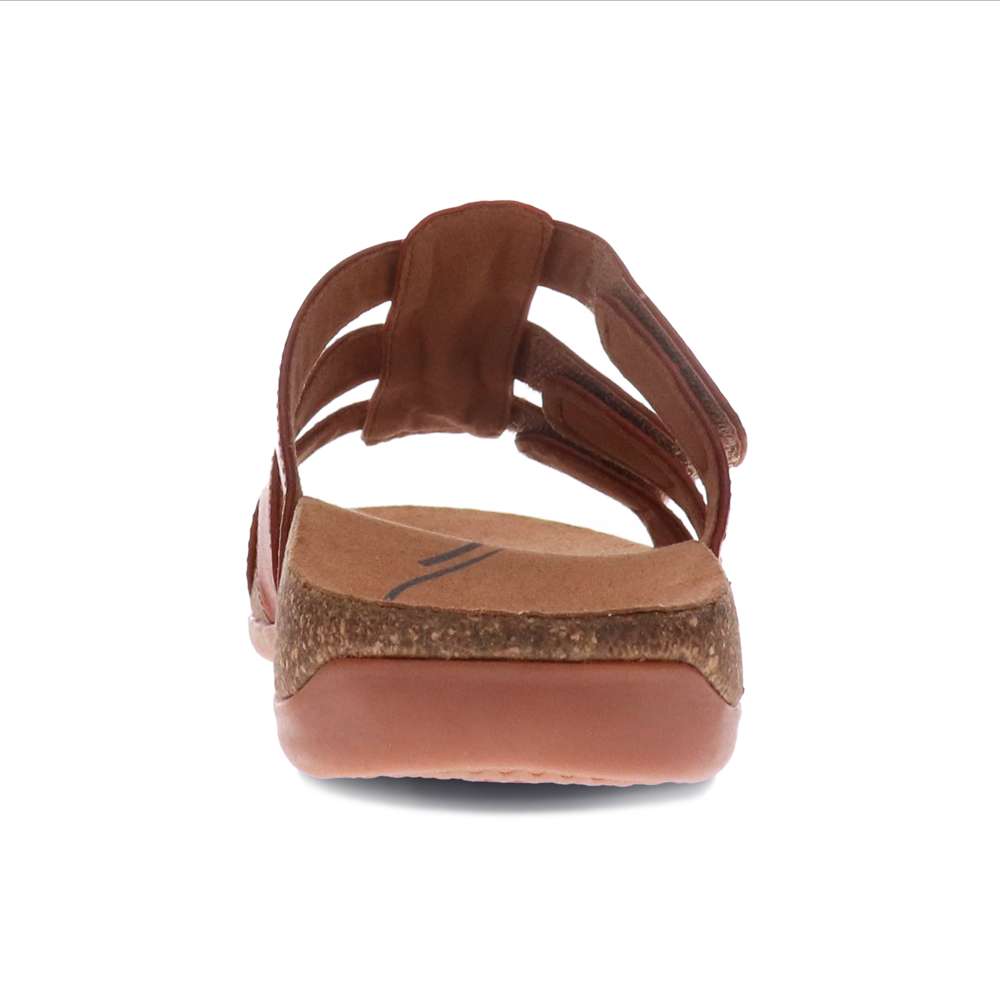 Andrea Slide - Tangerine/Tan