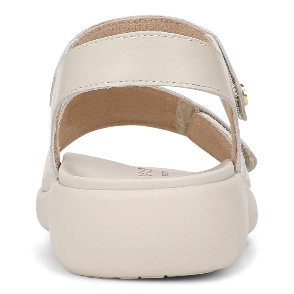 Awaken Recovery Sandal - Cream Leather