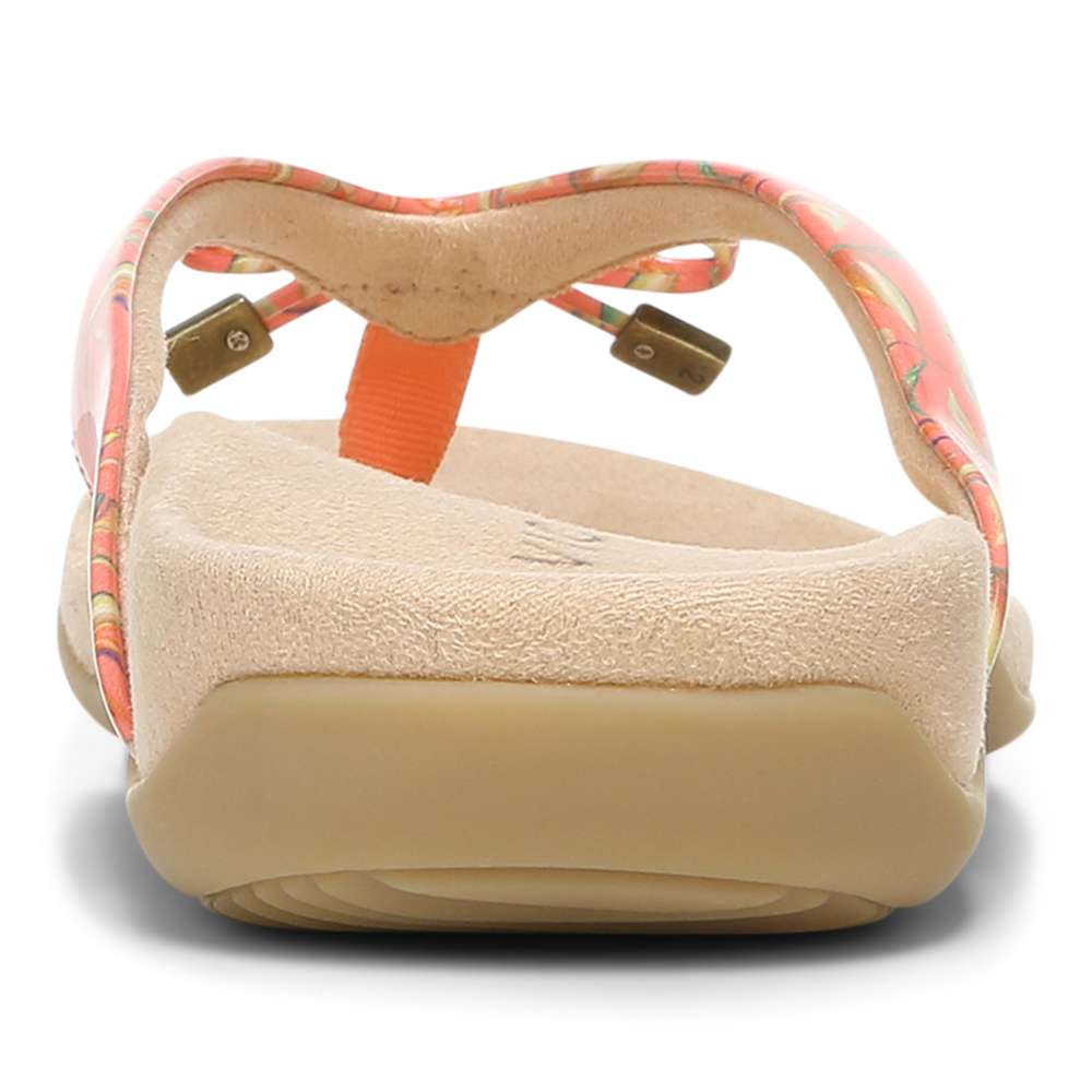 Bella Toe Post Sandal - Papaya