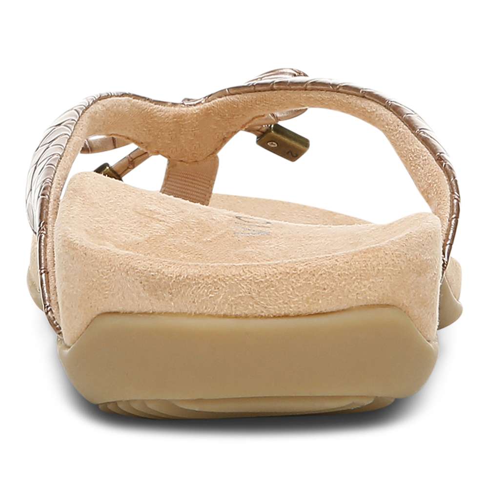 Bella Toe Post Sandal - Rose Gold