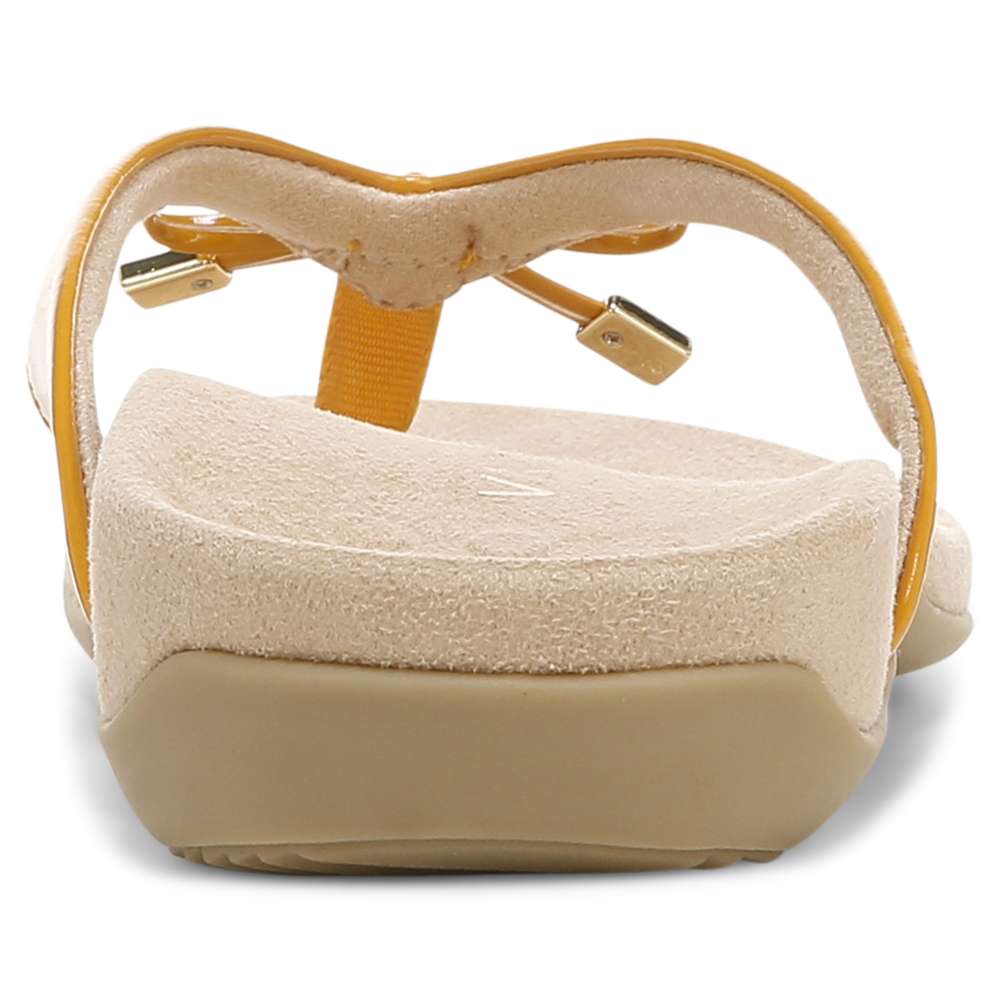 Bella Toe Post Sandal - Yellow