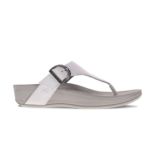 Faith Toe Post Sandal - White