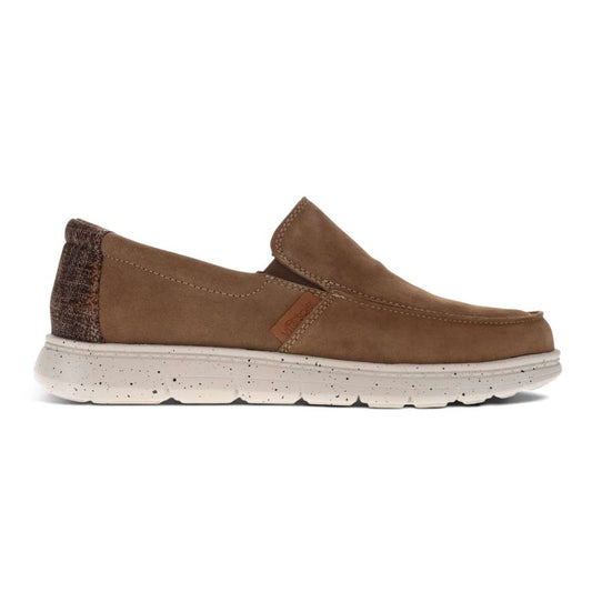 Harbour Suede Slip On - Olive