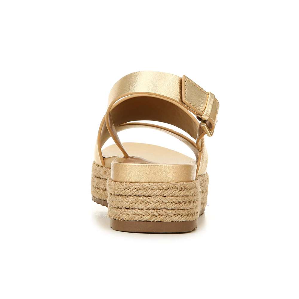 Jasmin Platform Sandal - Dark Gold