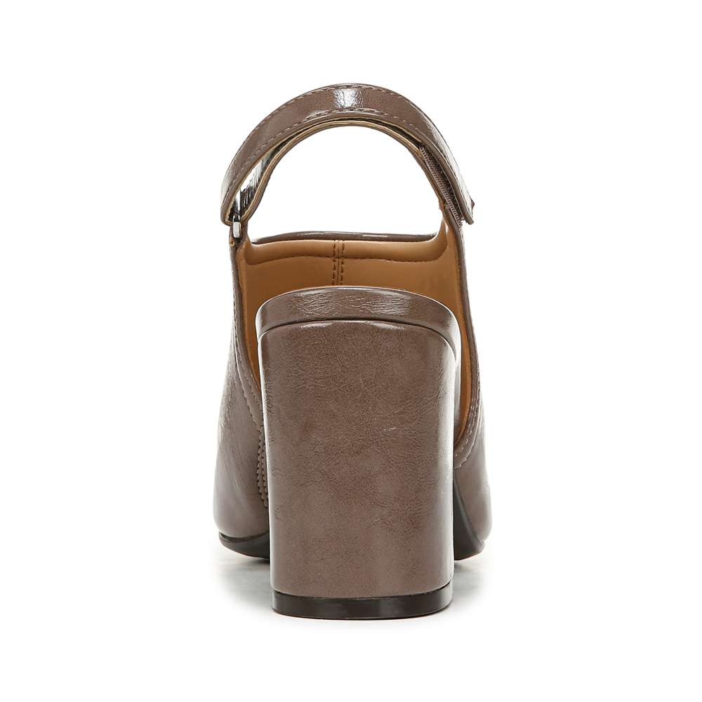 Prompt Slingback Pump - Mushroom Grey