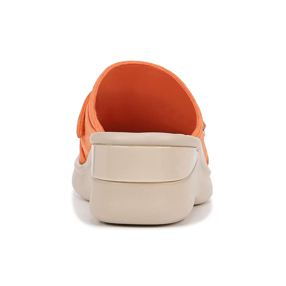 Smile Wedge - Orange Fabric