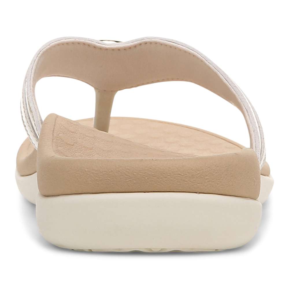 Tide Aloe Toe Post - Cream Patent