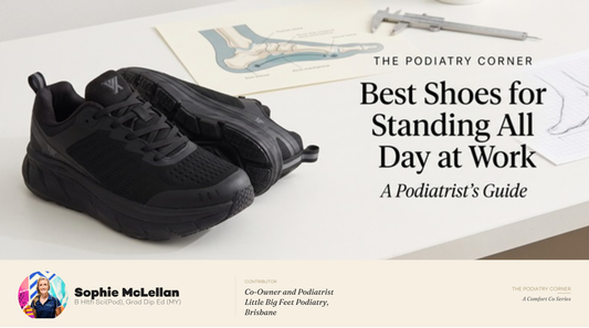 Vitasole Walker Mesh III shoe for standing all day in a clinical setting