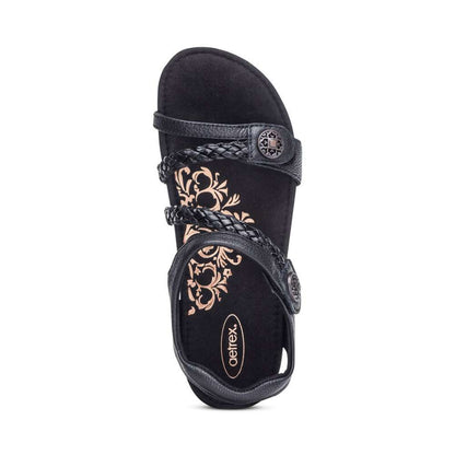Jillian Braided Sandal - Black