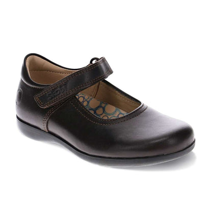 Barton Mary-Jane School Shoe - Brown
