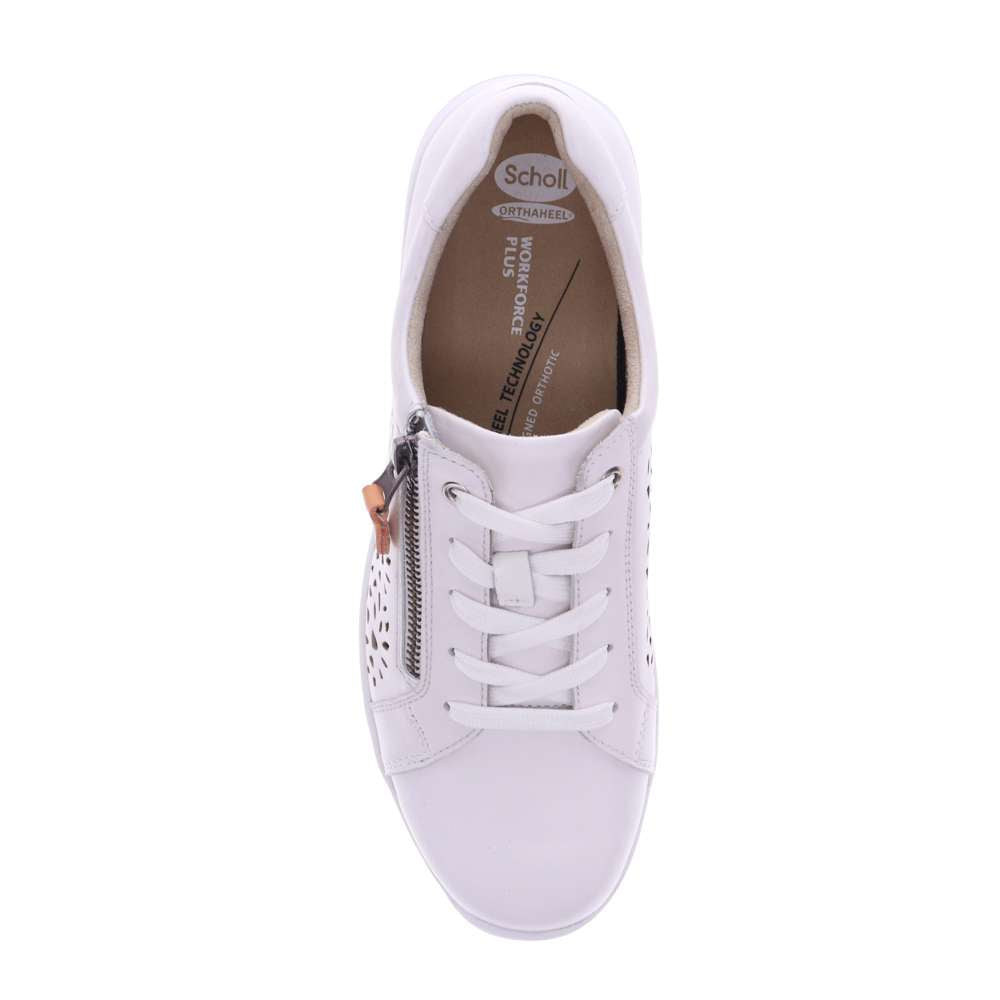 North Punched Sneaker - White/Apricot