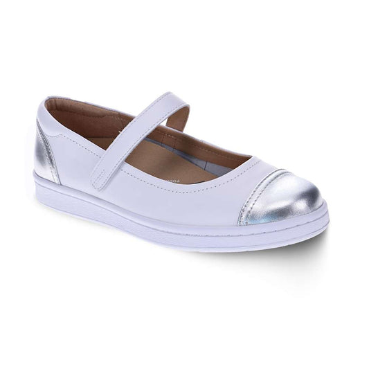 Rhonda Mary-Jane - White/Silver