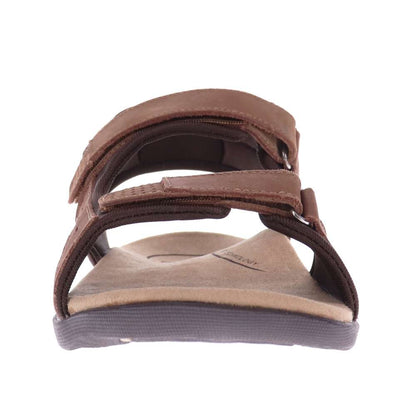 Crescent Adjustable Sandal - Brown