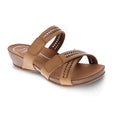 Joan Slide Wedge - Beige