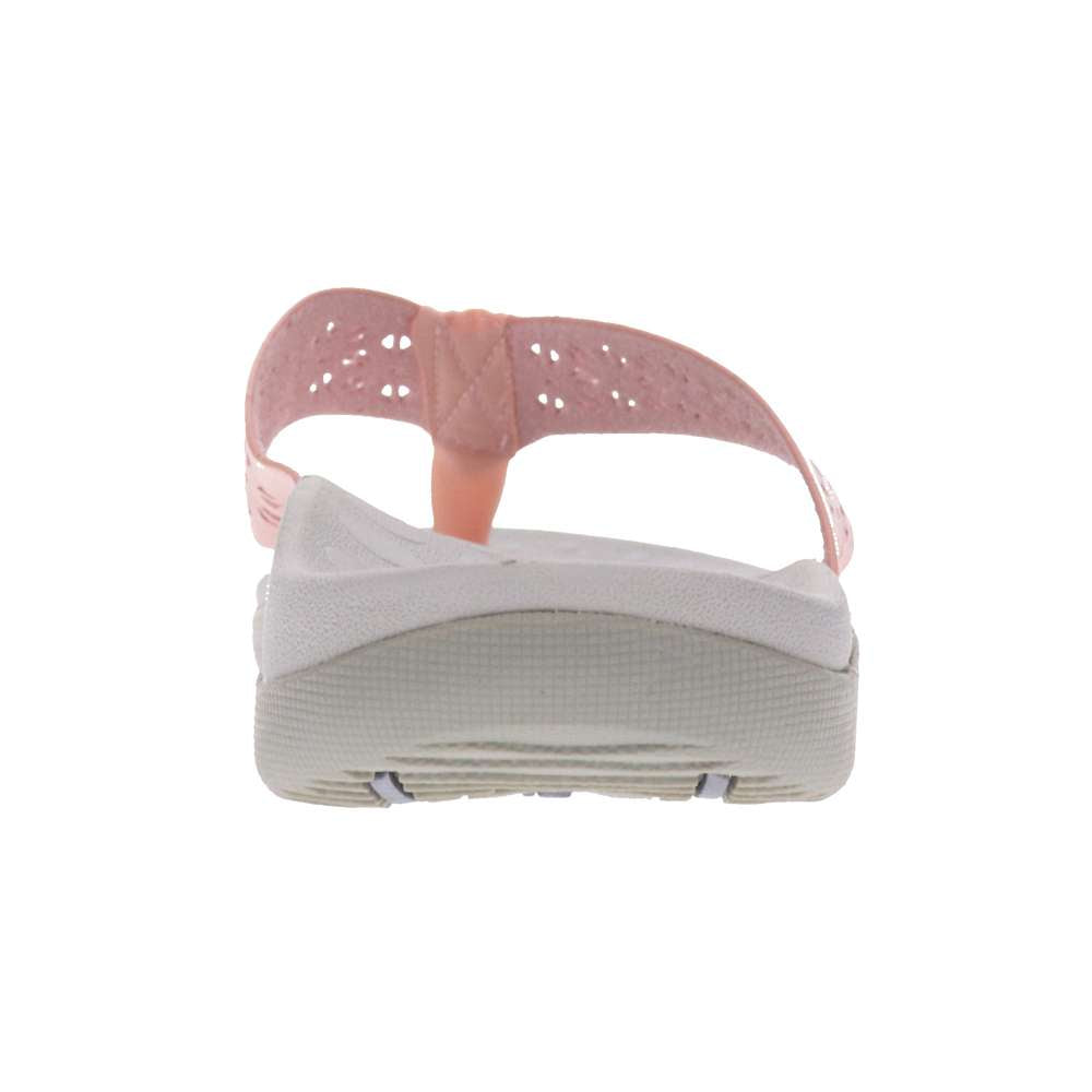 Spangle Toe Post Sandal - Dusty Pink