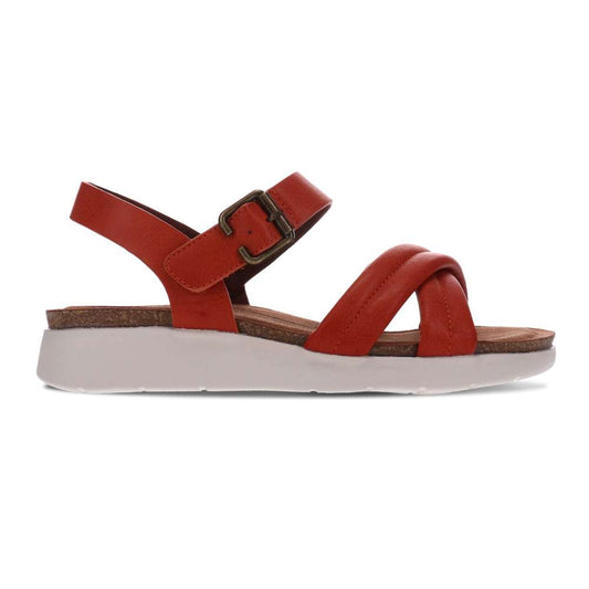 Tatum Adjustable Sandal - Tangerine