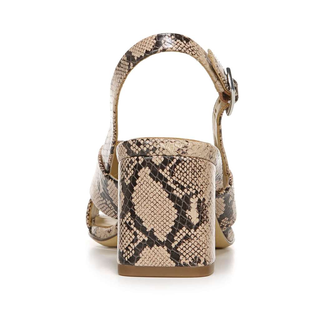 Azalea Block Heel - Cremebrulee