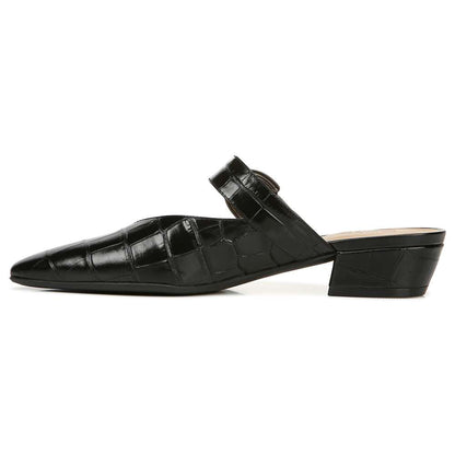 Bess Mule - Black Croc