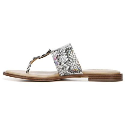 Frankie Toe Post Sandal - Snake Multi