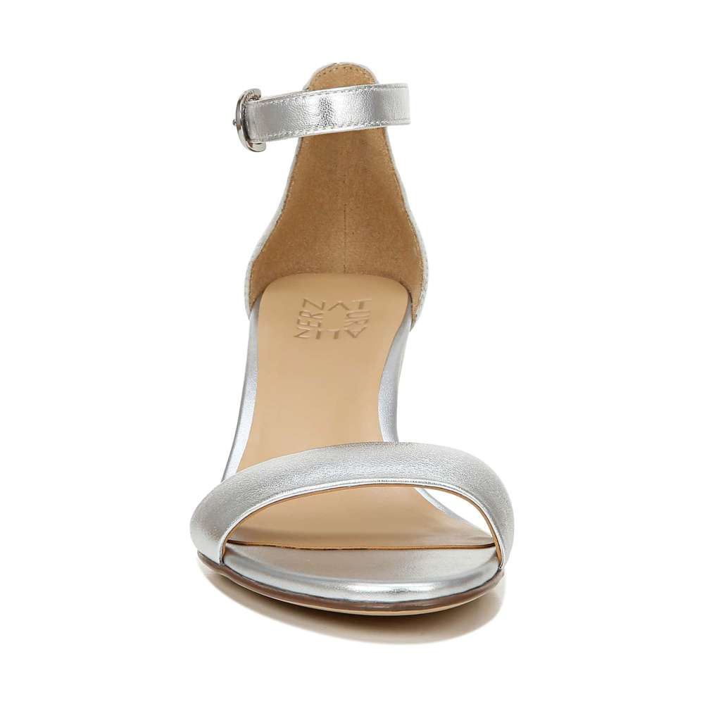 Vera Dress Sandal - Silver Leather