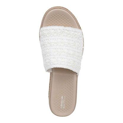 Breezy Wedge Sandals - Bright White