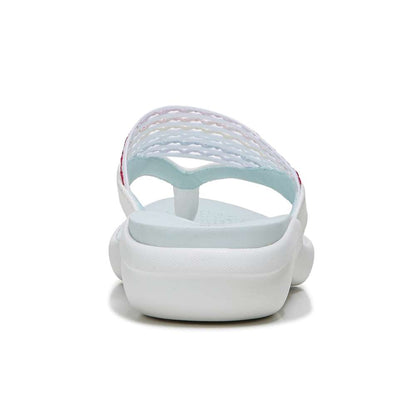 Cabana Flip-Flop Sandal - White Rainbow