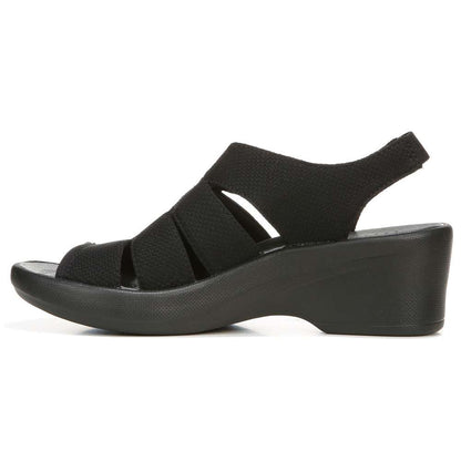 Finale Wedge Sandal - Black