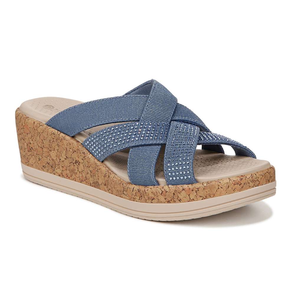 Reign Wedge Sandal - Elemental Blue