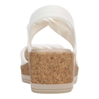 Riley Slingback Wedge - Bright White