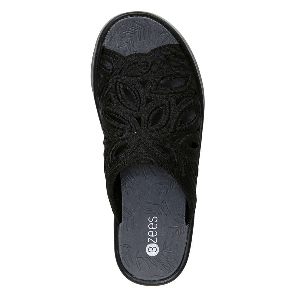 Susie Wedge Sandal - Black