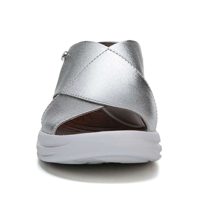 Vista Wedge Sandal - Silver
