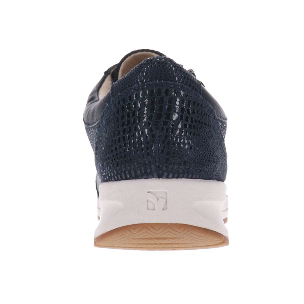 Boston Zip Casual Sneaker - Sapphire/Navy Lizard