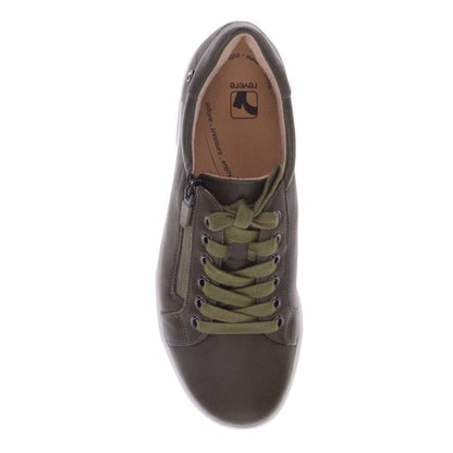 Brisbane Zip Casual Sneaker - Olive