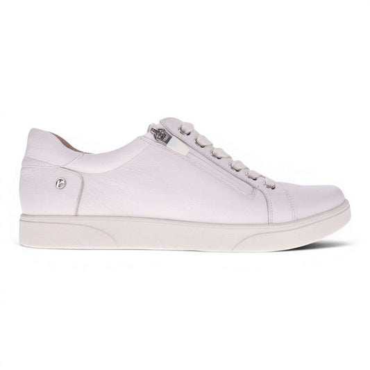 Brisbane Zip Casual Sneaker - White