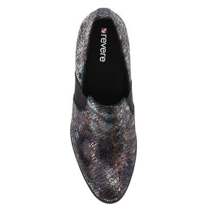 Budapest Shootie - Black Metallic Python