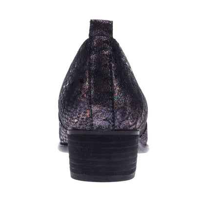 Budapest Shootie - Black Metallic Python