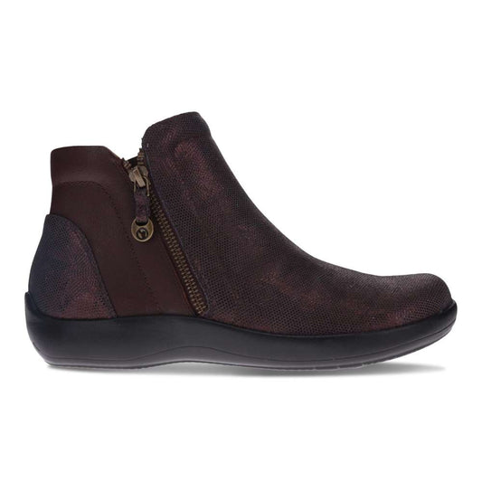 Charleston Zip Boot - Chocolate Angle