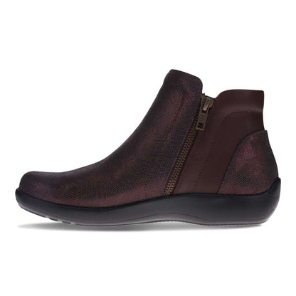 Charleston Zip Boot - Chocolate Angle