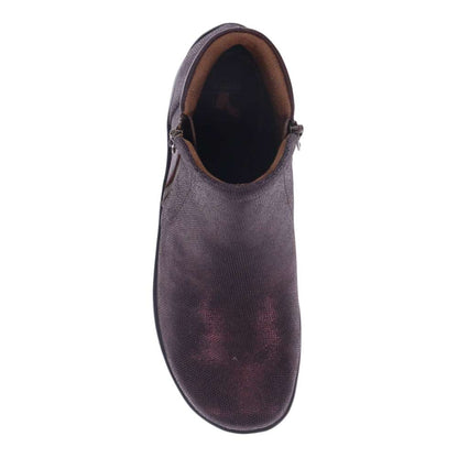 Charleston Zip Boot - Chocolate Angle