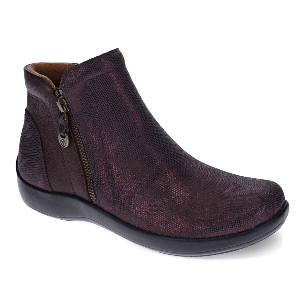 Charleston Zip Boot - Chocolate Angle