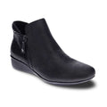 Damascus Wedged Boot - Onyx/Black Lizard