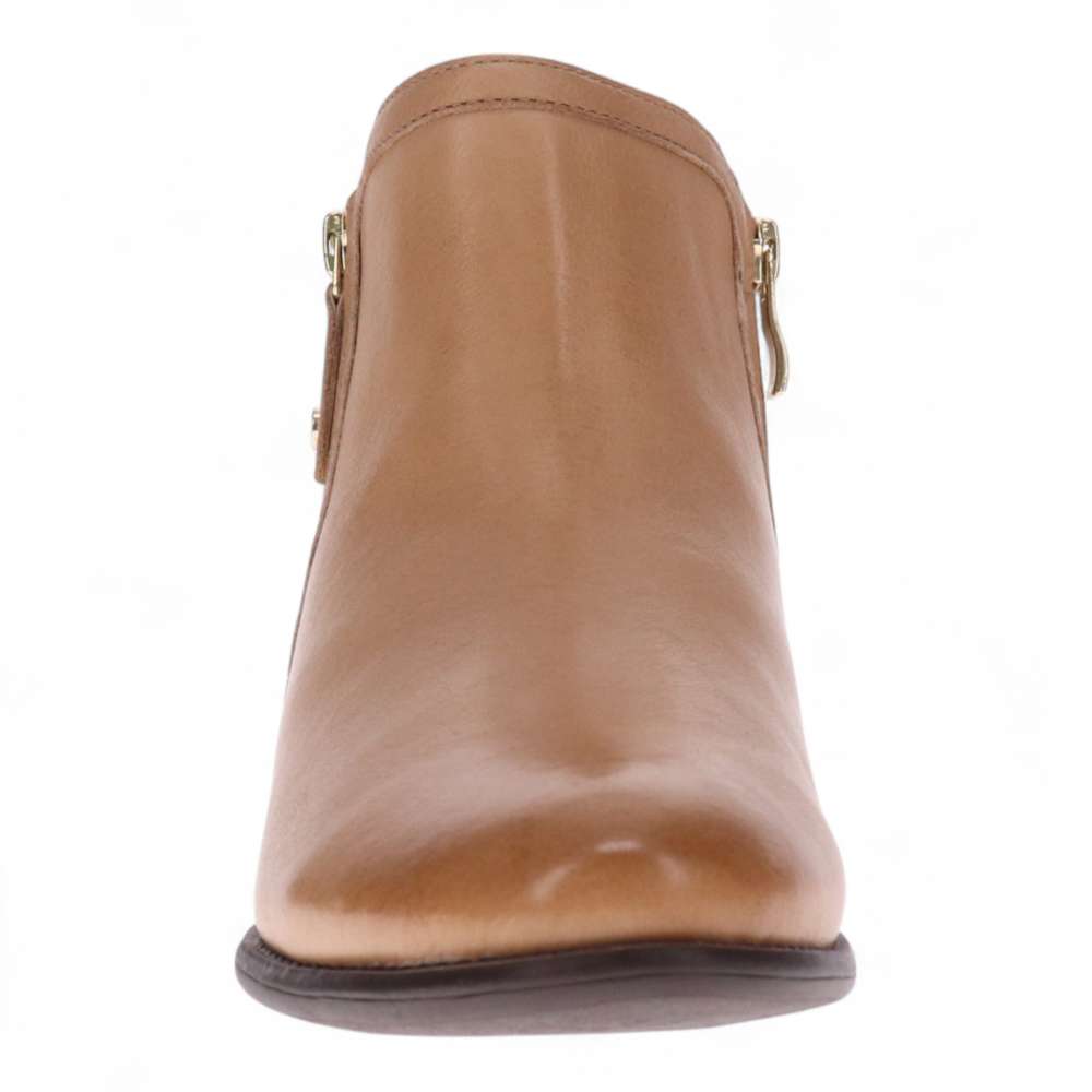 Houston Heeled Zip Boot - Fawn