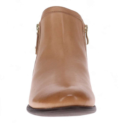 Houston Heeled Zip Boot - Fawn