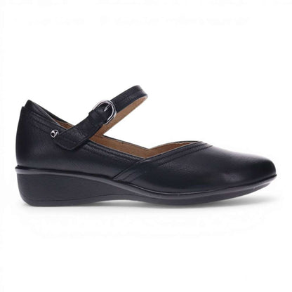 Narita Mary-Jane Flats - Black