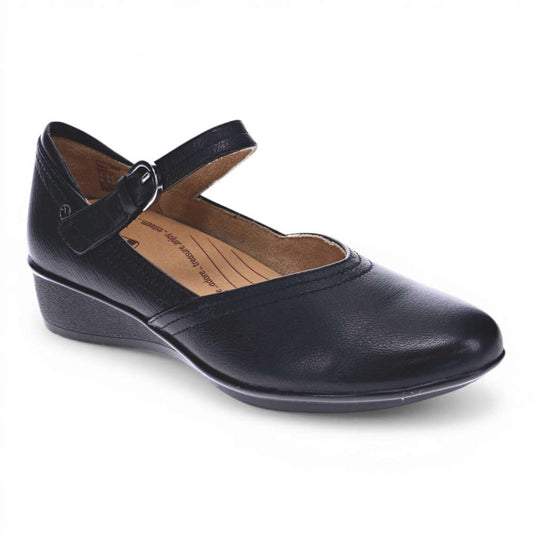 Narita Mary-Jane Flats - Black