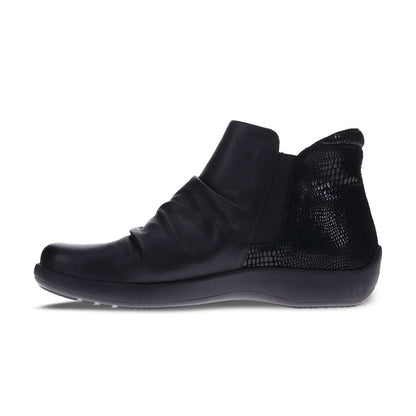Salzburg Bootie - Black Lizard